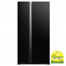 Hitachi R-S700PMS0 - GBK Side by Side Refrigerator (595L)